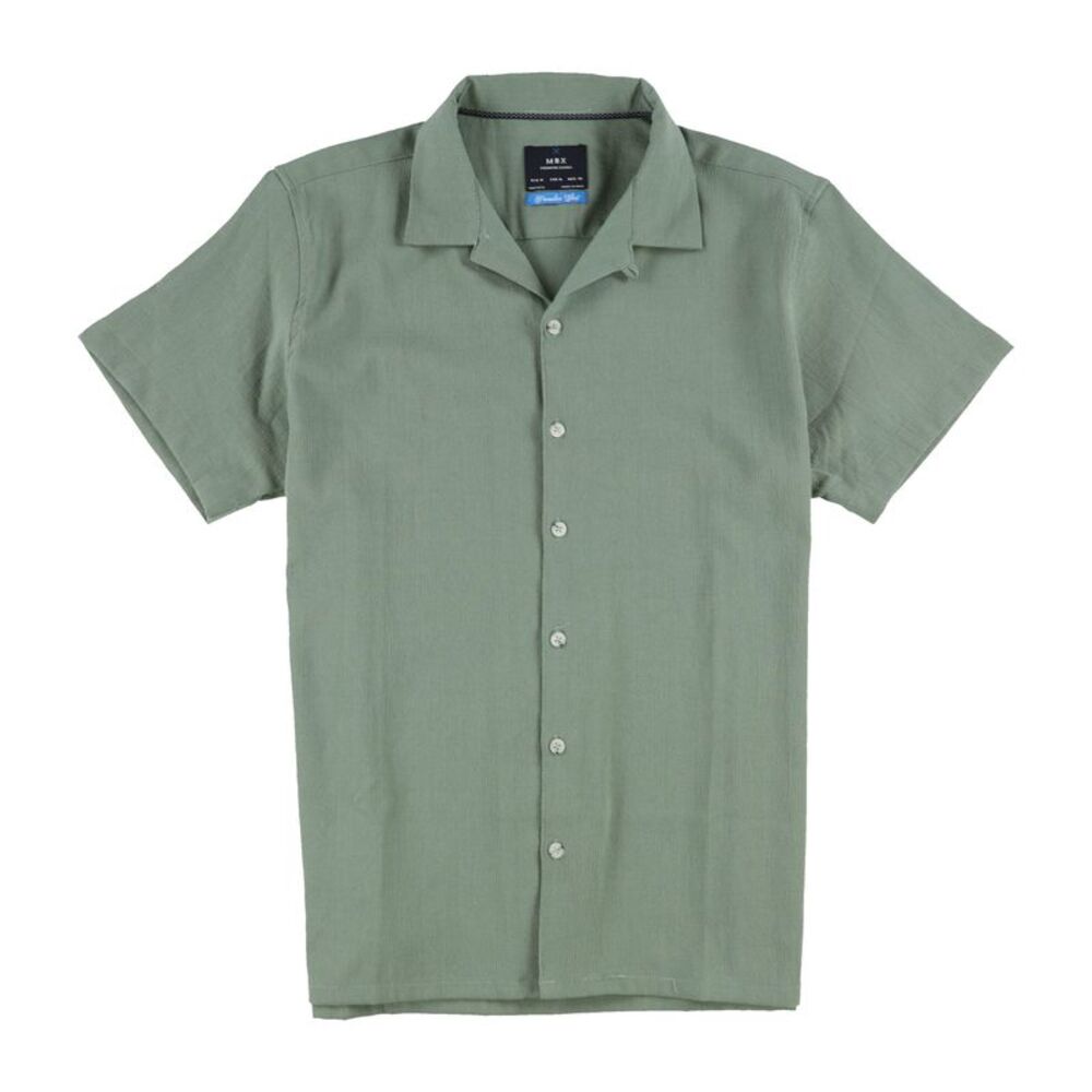 MBX Premium Goods Mens Paradise Button Up Shirt, NWT